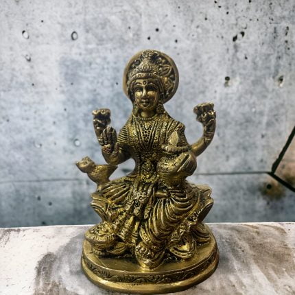 Brass Lakshmi Devi Idol - The Divine Symbol of Prosperity