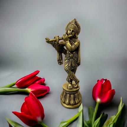 Sri Krishna Standing with Flute